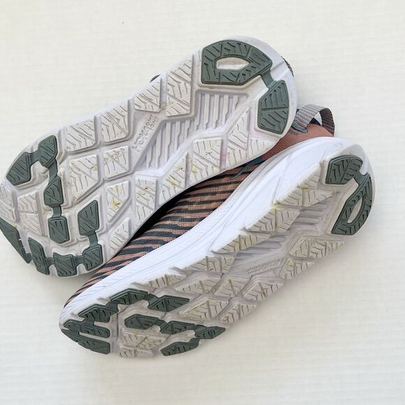 HOKA ONE ONE WOMEN'S RINCON RUNNING SHOES LEAD / PINK SAND Sz 8 - Picture 7 of 7
